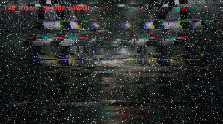 The corrupted photo